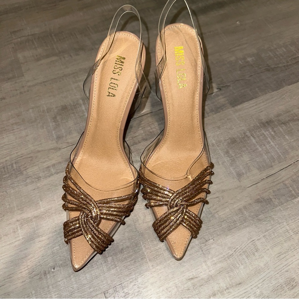 Sparkly Strappy Heels
